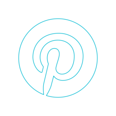 Digital Pinterest Icon Svg Vector, Free Vectors File